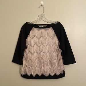 RACHEL ROY Fringe sweat shirt Size M
